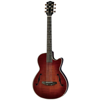 K.Yairi KYF-2-E Thin Body Acoustic Electric Guitar, Flamed Maple LS Sunburst