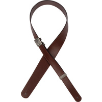 D'Addario Fast Track, Leather Guitar Strap, Brown