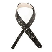 D'Addario Leather Strings and Studs Guitar Strap