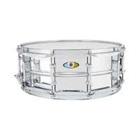 Ludwig Supralite Steel Snare 5.5" X 14" with P88i Throw Off
