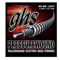 GHS Strings L7200 Pressurewound Light Bass Guitar Strings 40 - 96