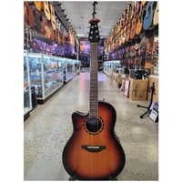 Ovation Timeless Elite  Left Handed New England Burst Acoustic / Electric Guitar