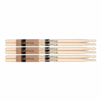LA Special by Promark 2BW Hickory Drumsticks, 3 pairs - 2B Drum Sticks Wood Tip
