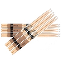 LA Special by Promark 5AN Hickory Drumsticks, 6-pack - Drum Sticks Nylon Tip