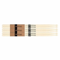 LA Specials by Promark 5A Hickory Drumsticks , 3-pack - Drum Sticks 3 Pairs