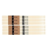 LA Specials by Promark 5A Hickory Drumsticks, 6-pack - Drum Sticks 6 Pairs