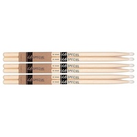 LA Special by Promark 5BW Hickory Drumsticks, 3 pairs - 5B Drum Sticks Wood Tip