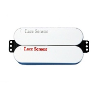Lace 04501 Sensor Dually Red Silver 22.2K Guitar Pickup - White