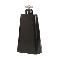 Percussion Plus LC7BK Black 7 1/2-Inch Cowbell 