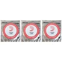 3 x Single Strings D'Addario LE018W  Nickel Wound Loop End Single String, .018
