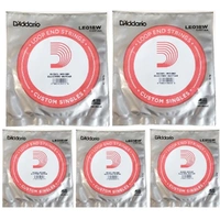 5 Single Strings D'Addario LE018W  Nickel Wound Loop End Single String, .018 