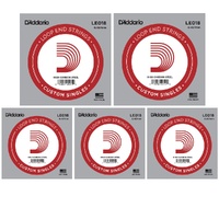 5 Single Strings D'Addario LE018 Plain Steel Loop End Single String, .018