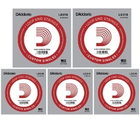5 Single Strings D'Addario LE018 Plain Steel Loop End Single String, .018