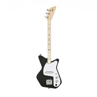 Loog Electric Guitar Pro (Maple) Black with Built in Amp