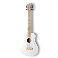 Loog Pro Acoustic Guitar IV White  Suits Ages 9 and above