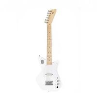 Loog Pro IV Electric Guitar - White - with built in Amp