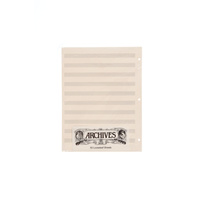 Archives Looseleaf Manuscript Paper , 10 Stave, 50 Pages