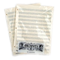 Archives Looseleaf Manuscript Paper , 12 Stave, 50 Pages