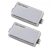 Lace Sensor Pickups -Hemi Humbucker Set - Chrome