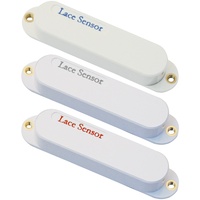 Lace Sensor Pickups Value Pack Blue, Silver, Red 3-Pack (S/S/S) White  Covers