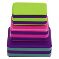 Latin Percussion LPR070-I RhythMix Box Shakers 3 Piece Set