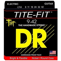 DR Strings Tite-Fit LT-9 Lite Tite Nickel Plated Electric Guitar Strings 9 - 42