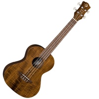 Luna Uke Flamed Acacia Tenor Ukulele with Gig Bag