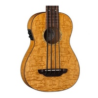  Luna Bari-Bass Baritone Ukulele with Preamp & Gig Bag - Quilt Top Fishman P/up