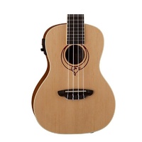 Luna Heartsong Rosette USB-Equipped Acoustic / Electric Concert Ukulele