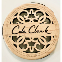 LUTEHOLE Soundhole Cover - COLE CLARK Branded For Angel GUITAR
