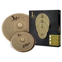 Zildjian L80 Low Volume LV38 Box Set - 13" Hi-hats, 18" Crash Ride
