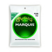 Martin M-1400 Marquis Silk & Steel Standard Acoustic Strings 11.5 - 47