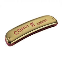 HOHNER Comet Harmonica Octave Tuned GOLD Cover Plates 2504/40/C