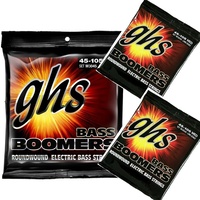 3 x GHS M3045  Boomers, Nickel-Plated Electric Bass Strings, Long Scale 45 - 105