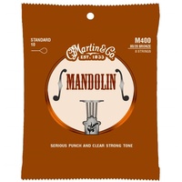 Martin M400 80/20 Bronze Light Mandolin Strings 8-String Set 10 - 34 