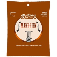 Martin M400 80/20 Bronze Light Mandolin Strings 8-String Set 10 - 34