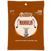 Martin M465 Monel Wound Medium  Mandolin Strings 8-String Set 11 - 40