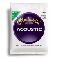 Martin M500 Traditional  92/8 12-String Extra Light Acoustic Guitar strings 