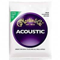 Martin M530 Phosphor Bronze Acoustic Guitar Strings Extra Light 10 - 47