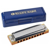 Hohner Blues Harp Diatonic Harmonica 10 holes 20 reeds Wooden Comb - Key of Eb