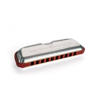 Hohner Golden Melody Harmonica - Key of A with Equal-tempered Tuning for Melody Playing