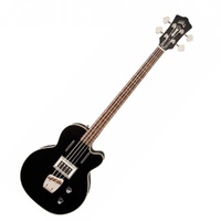 Guild M-85  Single cut Electric Bass Semi Chambered With Case - Black