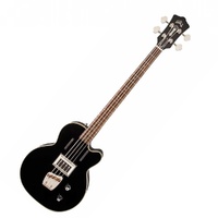 Guild M-85 Single cut Electric Bass Semi Chambered With Case - Black