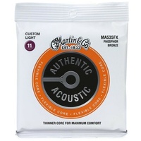 Martin Authentic Flexible Core 92/8 Phosphor Bronze Light Acoustic Strings 11-52