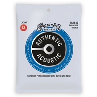 Martin Authentic Acoustic Superior Guitar Strings - 92/8 - 12 - 54