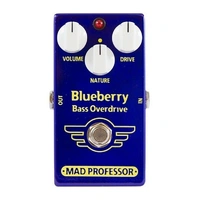 Mad Professor Blueberry Bass Overdrive Bass Guitar Effect Pedal