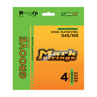 Markbass Groove Series Roundwound Nickel Plated Bass Strings 45 - 105