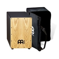 Meinl Percussion Headliner Series Snare Cajon MCAJ100BK-ASH with Bag