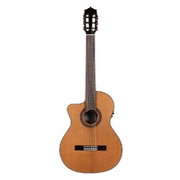 Katoh MCG40CEQ Left Hand Classical Guitar Cedar Cutaway Acoustic / Electric