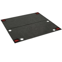 Meinl Cymbals MDR-E Electric Drum Rug, Black 4 Cable Management Holes, Weighted